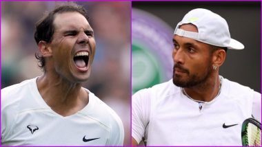 Rafael Nadal vs Nick Kyrgios Head-to-Head Record: Take a Look at Who Dominates This Tennis Rivalry Ahead of Their Wimbledon 2022 Men’s Singles Semifinal Match